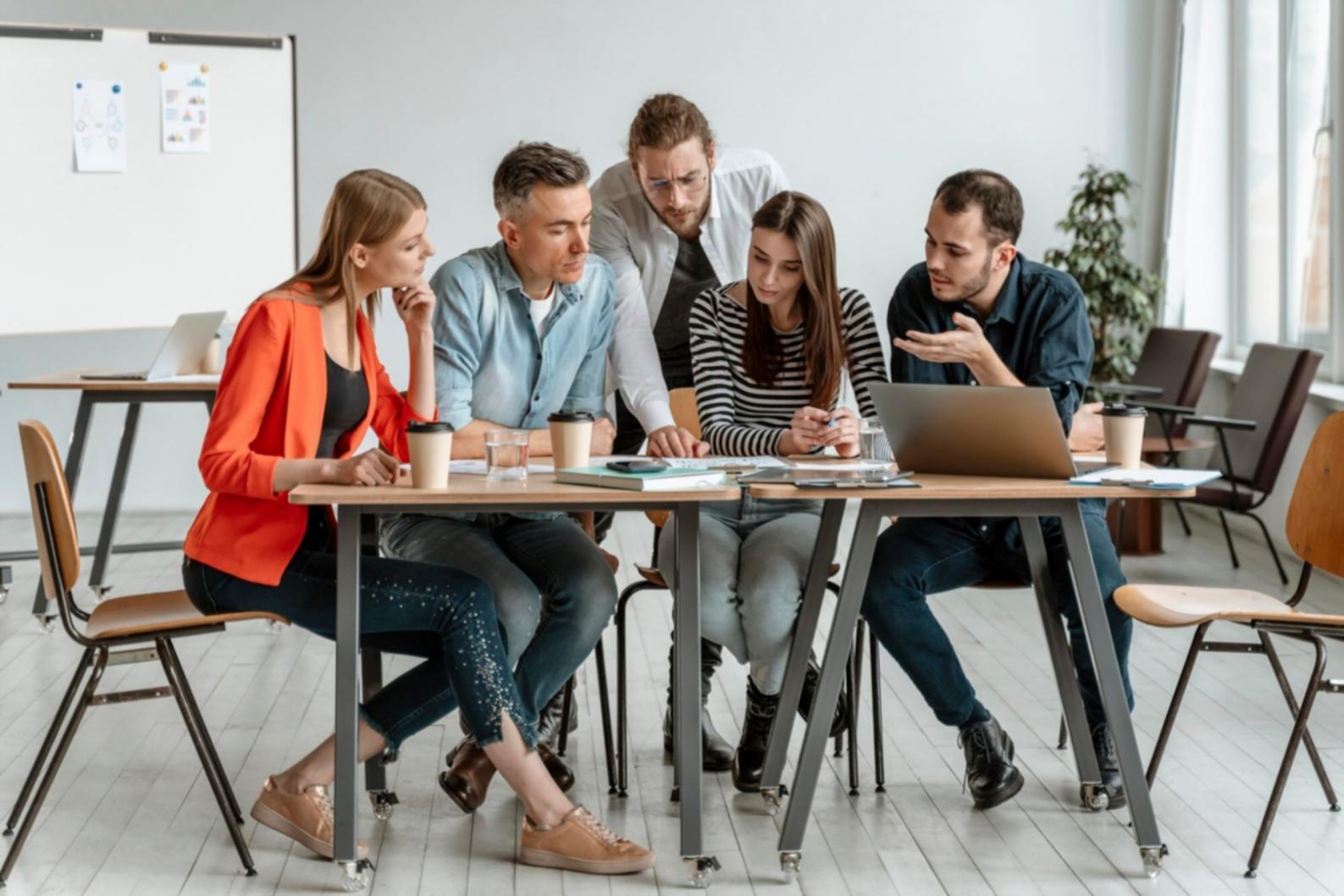 Financial planning workspace with charts and analysis tools